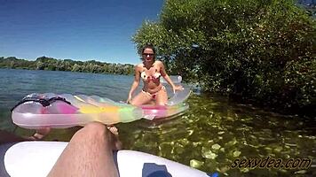 Big Booty Latina Enchanted Stranger In Steamy Outdoor Encounter With Wet Pussy And Rough Cowgirl