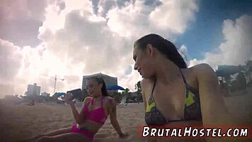 Aidra Fox and Kharlie Stone dominate in extreme bondage, leading to intense squirting.