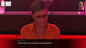 Melody's redhead petite body with natural tits in 3D gameplay.