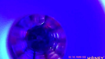 Intense Cumming In Underwear With Amazing Sex Toy