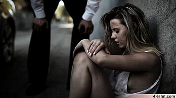 Petite teen gets rough doggystyle.