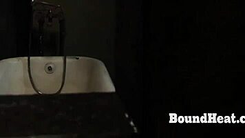 Oh, Look at These Lesbian Slaves Bathe While Mistress Masturbates!