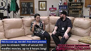 Male Doctor Joins Naked Patient for Exclusive Gyno Exam