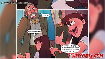 slutty girl acts naughty at home