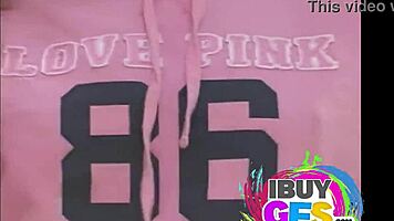 Hot Brunette Showing Her Panty Pose Nude Photoshoot