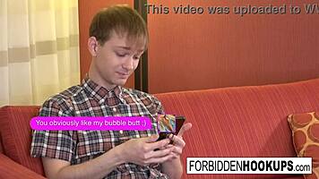 Big Boobed Babe Takes Step-Brother's Fat Cock