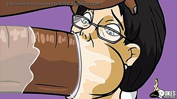 Big Tit Nerdy Chick Sucks My Fat Dick Hard