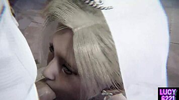 young secretary gets double blowjob at wedding 😏