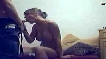 Yo, petite student bouncing on dick for anal fun