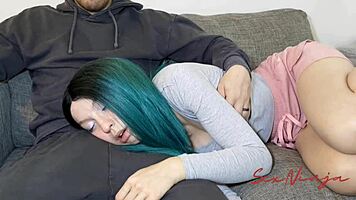 i dozed off on stepbrother's lap and he fucked my mouth?