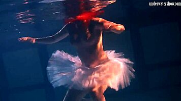 Look At Bulava Lozhkova's Big Tits And Ass Underwater!