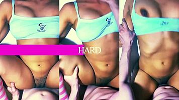 Hijastrastra Writhes Under Padrastro's Hard Pounding