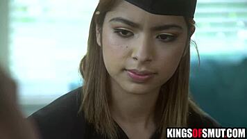 STEP UNCLE SNEAKS UP ON HIS CUTE STEP NIECE FOR FORBIDDEN FUCKING AND BLOWJOB TABOO