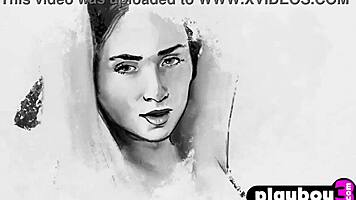 Hot Natural Teen Model Yana West Posing Totally Naked And Showed Her Stunning Body