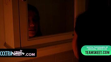 Hey, tiny 18+ fit girl in mini skirt, want this big black cock load on your face?