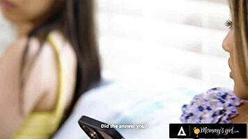 Wow! Rival Teens Clara Trinity and Kimmy Kimm Fingered by Hot MILF