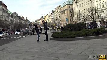 jai from hunt4k catches a victim in his sexual trap for hidden cam pickup blowjob