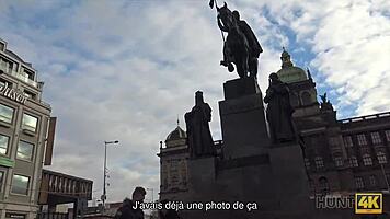 jai from hunt4k catches a victim in his sexual trap for hidden cam pickup blowjob