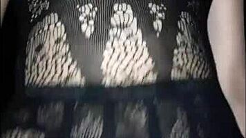 latina teen squirts as stepdad removes condom 😈