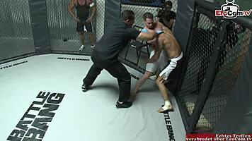 brunette teen 18+ with pierced natural tits gets huge boob cumshot