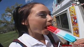 Petite 18+ Brunette Student with Small Tits HAS CAR SEX NOW