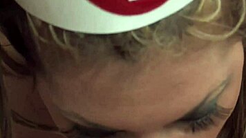Naughty Nurse Satisfies Patient with Wild Oral Action