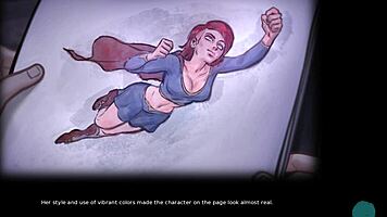 summertime saga episode with sexy super hero