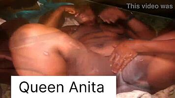 wow, fat pussy with big tits squirting in doggystyle!