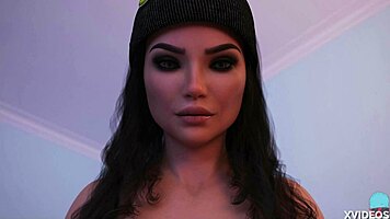 Hot sweaty sex with josy on m-porn.xxx. Fucking her pussy with monster cock until orgasm.