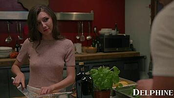 Maya Woulfe gets fucked by two big cocks!