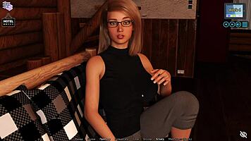 Blonde slut rides cock in cowgirl position during complete gameplay