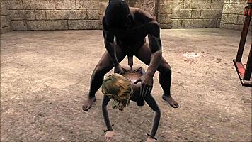 blonde teen charlotte in fallout 4 hentai scene