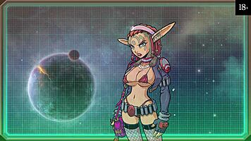 in this gameplay, star channel 34 part 5 unfolds with the petite princess undressing.