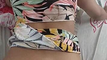Colombian keilimar endures unpaid casting, sucking cock and getting bent over for hardcore action 💦