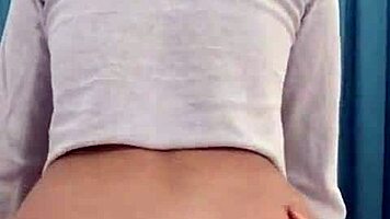 Young Swedish 18+ student rides dick like a pro. She learned fast in dorm.