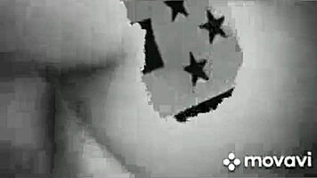 African american teen scratches her ass intriguingly