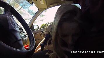 Dude Gets Blowjob from Sexy Teen 18+ POV