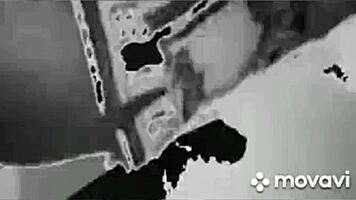 African american teen scratches her ass intriguingly