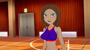 Bonnie feels intense pleasure as Kim creampies her shaved pussy