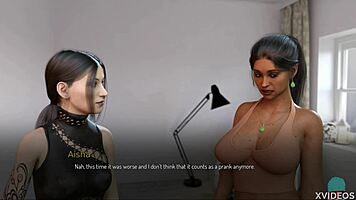 College Teen's Voluptuous Boobs Bound in Horny POV Game