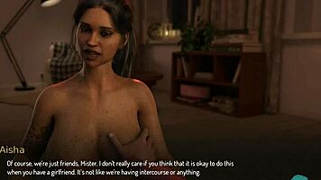 College Teen's Voluptuous Boobs Bound in Horny POV Game