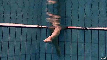 duna bultihalo, russian beauty, teases underwater in bikini at pool