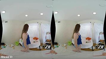 WankzVR - Painters Stretch Wide with Jillian Janson