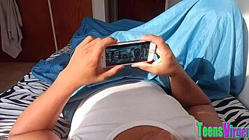 Petite Latina Babe Assfucks Uncle While Hiding From Sister