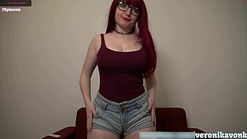 sexy babe plays game clothed beautiful smile