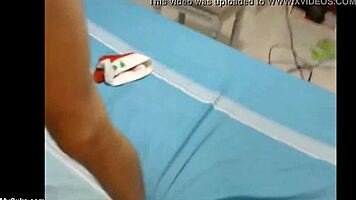 Watch this milf and teen in christmas anal threesome on webcam