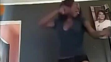 Slim milf twerking out