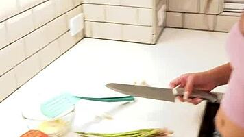 Teen Cook Babe Kylie Rocket Flirts with Your Sausage in Public