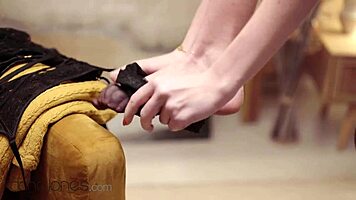 i gave dane jones a footjob then fucked isabella de laa hard in leather and lace