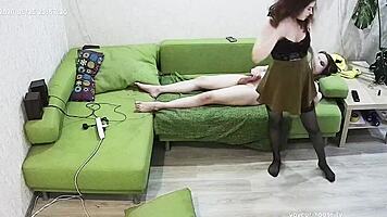 I admire this cute brunette beauty sucking and fucking hard